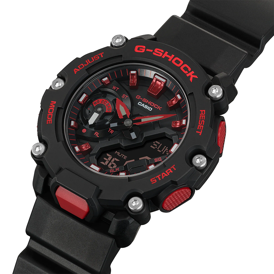 นาฬิกา Casio G-Shock Special Color Burning Red series รุ่น GA-2200BNR-1A ของแท้ รับประกัน1ปี