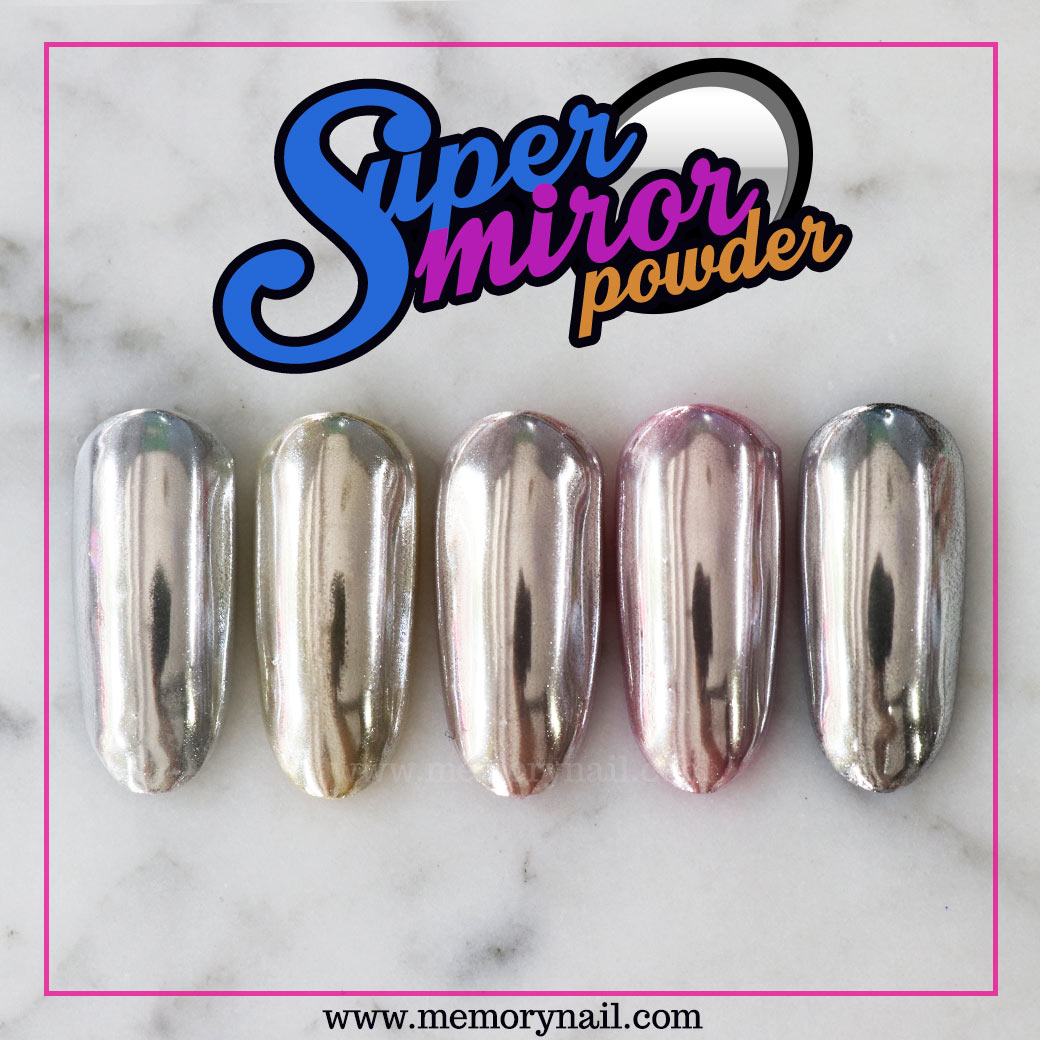ผงกระจก,ผงมิลเลอร์,ผงมิลเรอ,ผงเงา,ผงมิเลอ,Mirror Powder,ผงกระจก สีเงิน