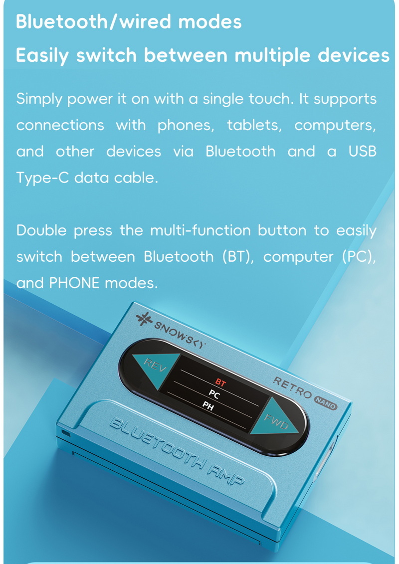 Snowsky RETRO NANO Bluetooth DAC/AMP พกพา จิ๋วแต่แจ๋ว ประกันศูนย์ไทย