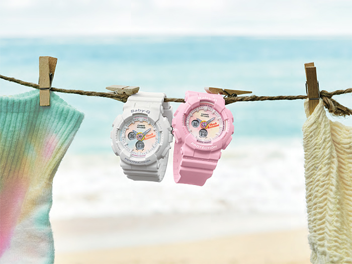 นาฬิกา Casio Baby-G Special Color BA-120T Tie-Dye Pattern series รุ่น BA-120T-7A ของแท้ รับประกัน1ปี