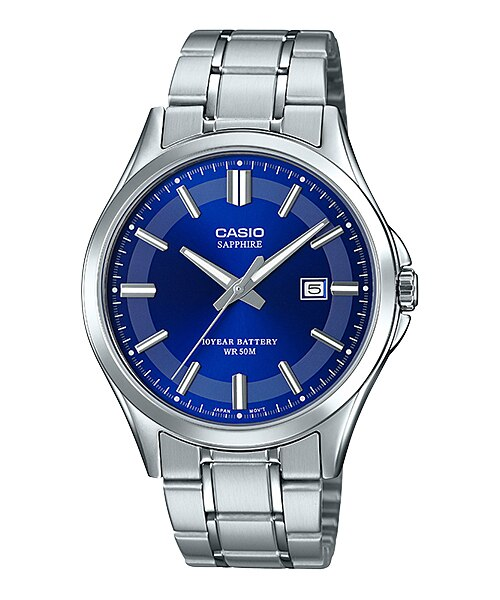 นาฬิกา คาสิโอ Casio STANDARD Analog'men รุ่น MTS-100D-2AV ของแท้ รับประกัน 1 ปี