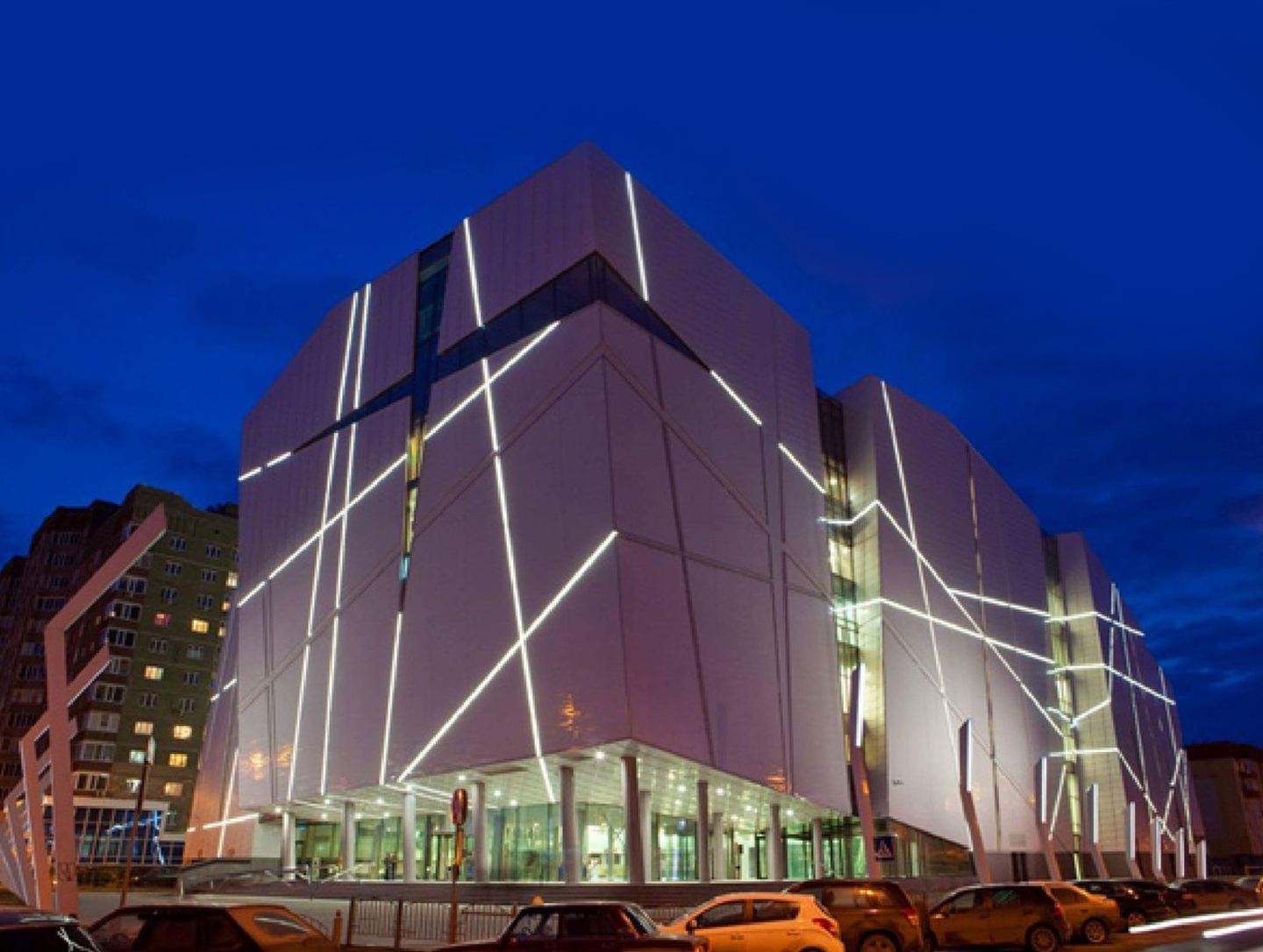 คอมโพสิตอาคาร LED LIGHTING