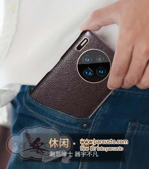 เคสฝาหลังหนังวัว Huawei Mate 30 และ Mate 30 Pro (กรุณาระบุรุ่น) จาก XOOMZ [หมด]
