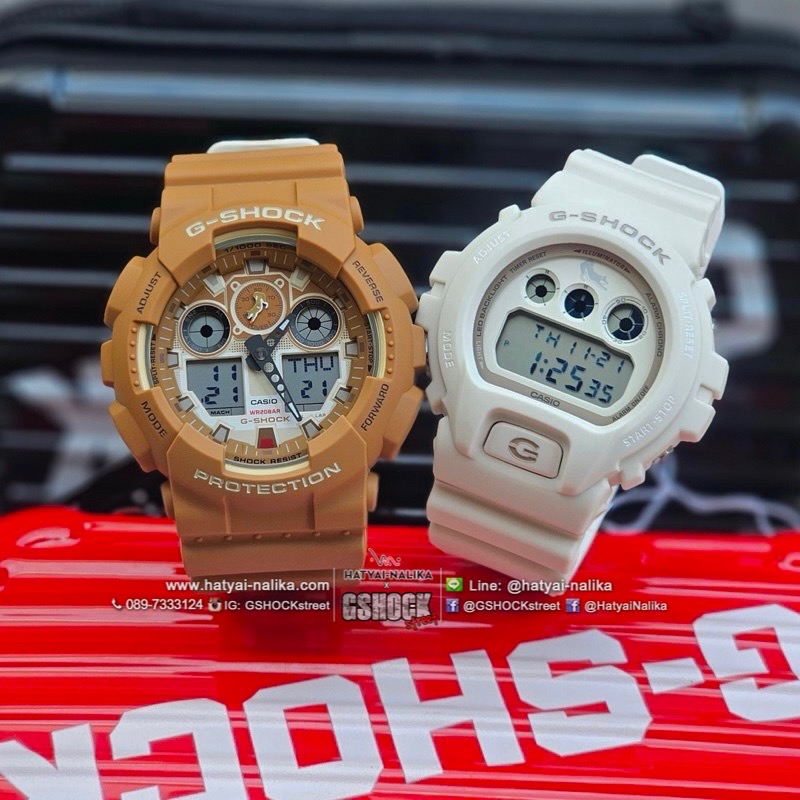 นาฬิกา คาสิโอ Casio G SHOCK Japan Limited Shiba Inu series รุ่น GA-100SHB-5A ของแท้ รับประกัน1ปี