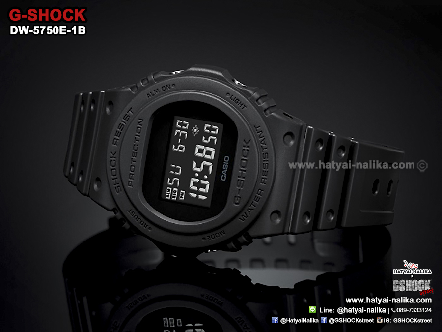 นาฬิกา Casio G-Shock DIGITAL DW-5750E series รุ่น DW-5750E-1B ของแท้ รับประกัน1ปี