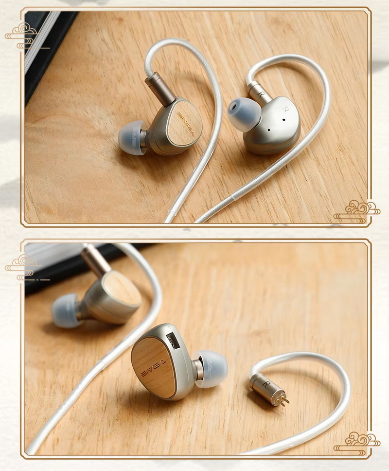 SIVGA Que หูฟัง IEMs ไดรเวอร์ไดนามิก ไดอะแฟรมชุบเบริลเลียม เบสหนักแน่นสมจริง ประกันศูนย์ไทย