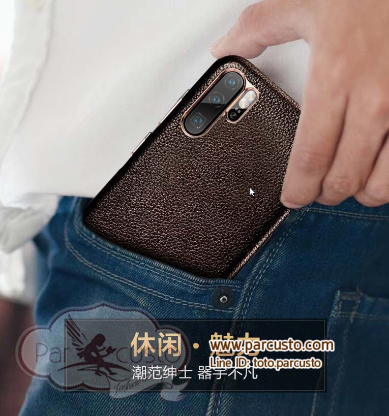 เคสฝาหลังหนังวัวแท้ Huawei P30 และ P30 Pro (โปรดระบุรุ่น) จาก XOOMZ [หมด]