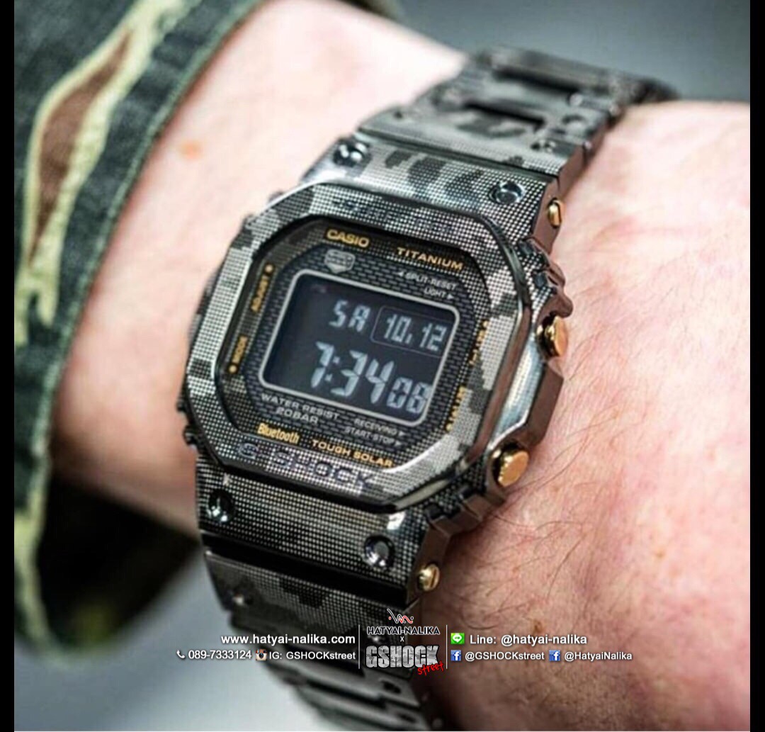 นาฬิกา Casio G-SHOCK Limited GMW-B5000 Titanium Camouflage รุ่น GMW-B5000TCM-1 “Made in Japan” ของแท้ รับประกัน1ปี