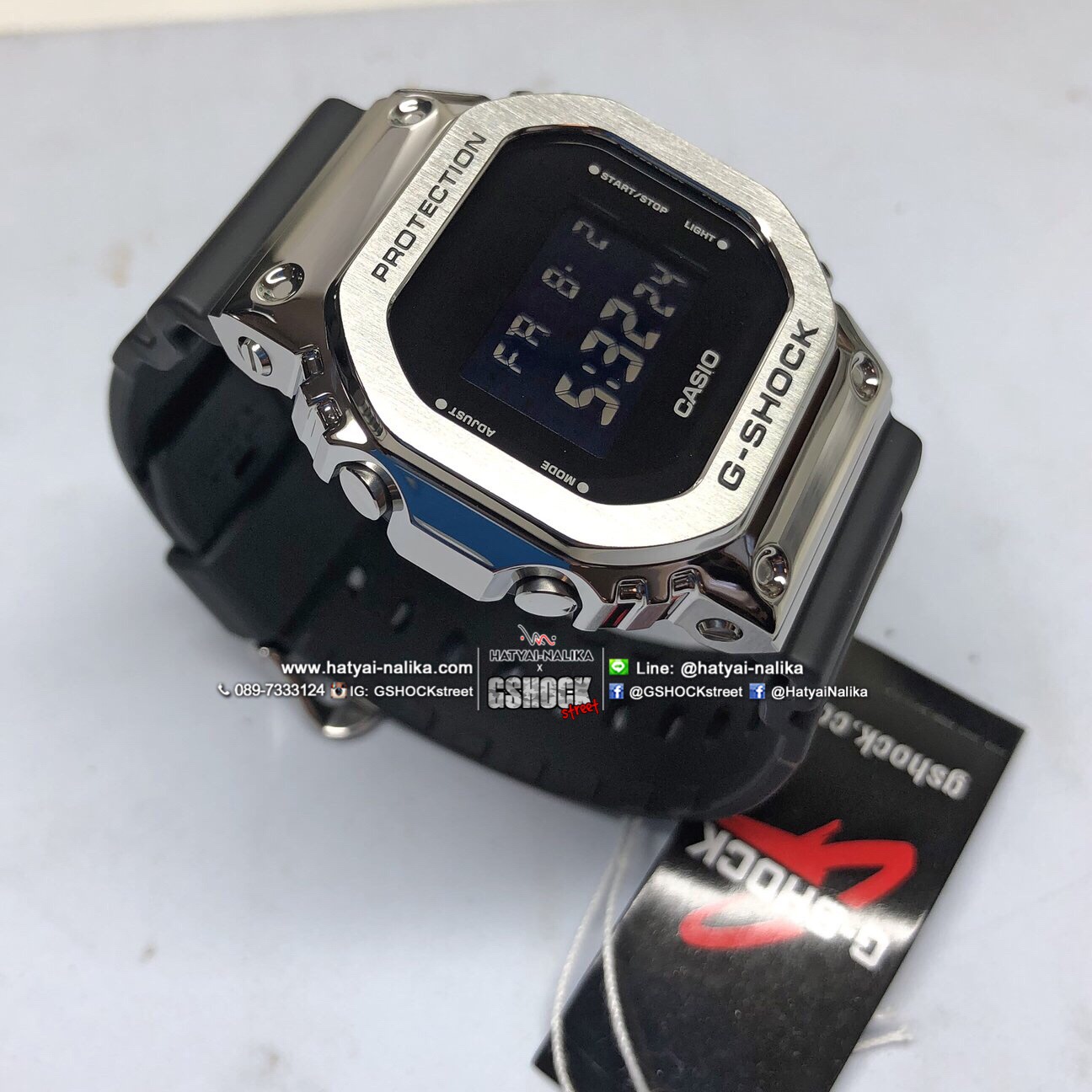 นาฬิกา Casio G-Shock Standard Digital GM-5600 series รุ่น GM-5600-1 ของแท้ รับประกัน1ปี