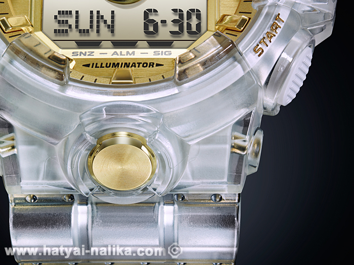 นาฬิกา Casio G-Shock 35th Anniversary Limited GLACIER GOLD 5rd series รุ่น GA-735E-7A, GA-735E-7 ของแท้ รับประกัน1ปี