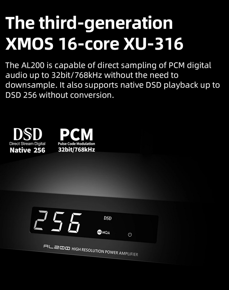 SMSL AL200 Stereo Intergrated Amplifier รองรับ MQA, Hi-Res ประกันศูนย์ไทย