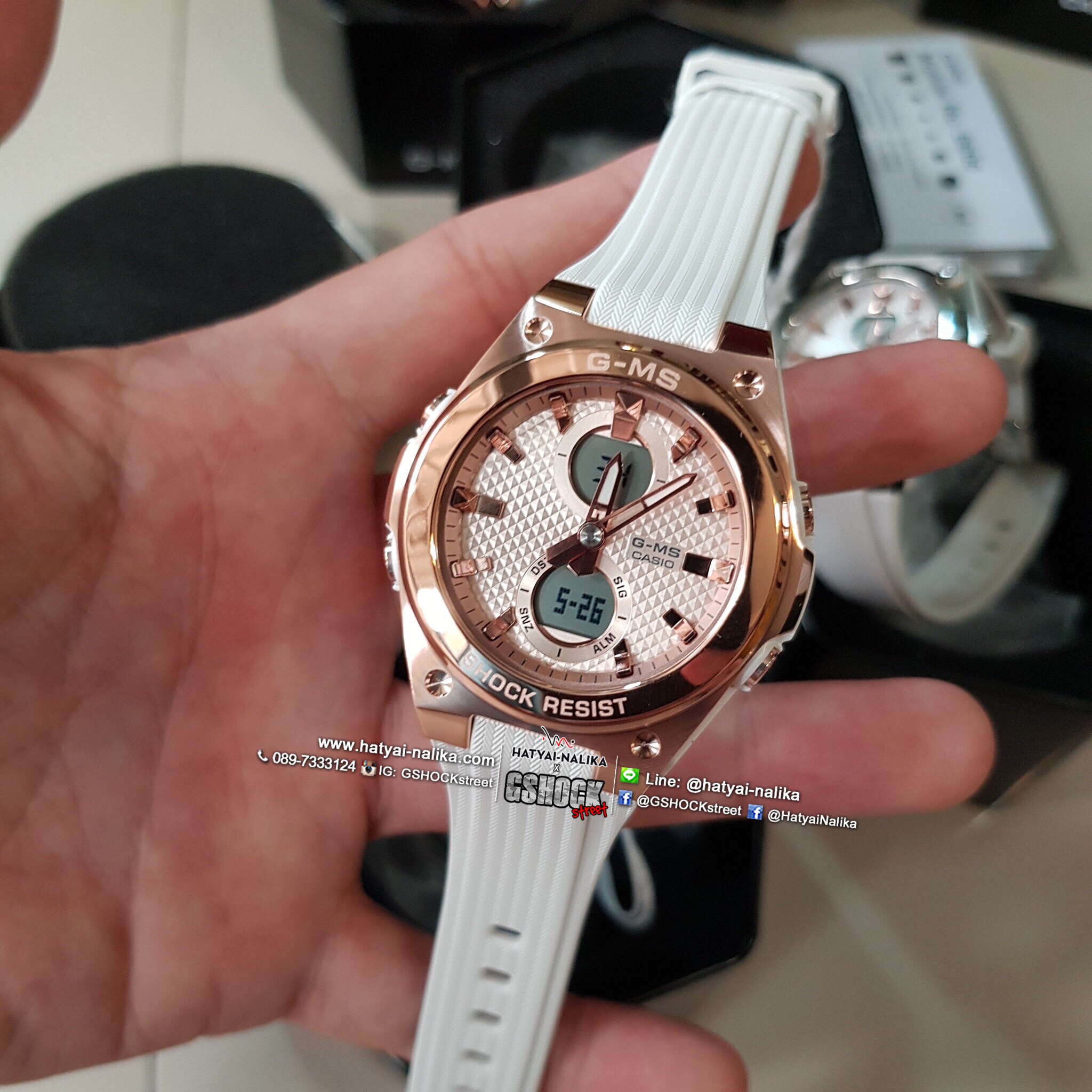 นาฬิกา Casio Baby-G G-MS "G-Steel Lady" รุ่น MSG-C100G-7A ของแท้ รับประกัน1ปี