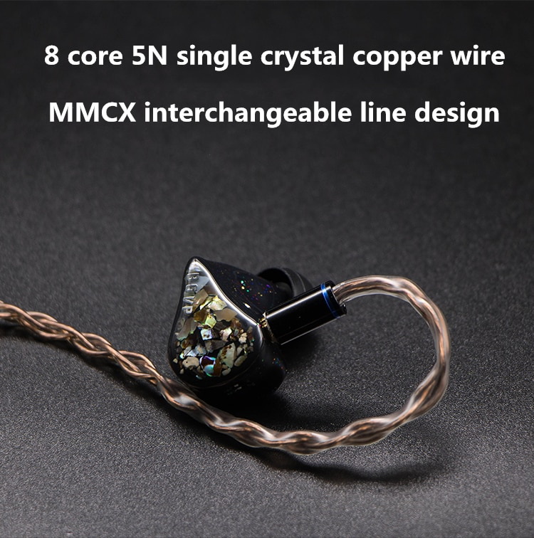 ขาย หูฟัง CIEM BGVP DH3 หูฟังหล่อหู 3 ไดรเวอร์ 1DD+2BA รองรับ Hi-Res ประกันศูนย์ไทย