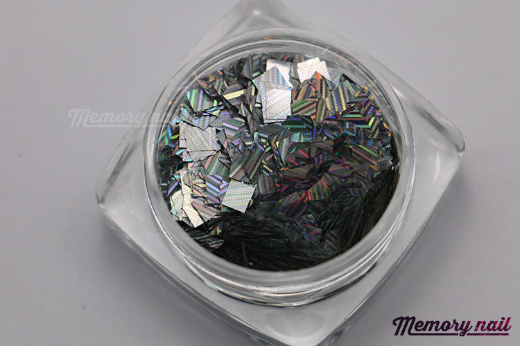 กากเพชรสีเงิน,กากเพชรสีเงิน เรเซอร์ลายเส้น,กากเพชรติดเล็บ,กากเพชแต่งเล็บ,กลิตเตอร์ 3D,กากเพชร3D
