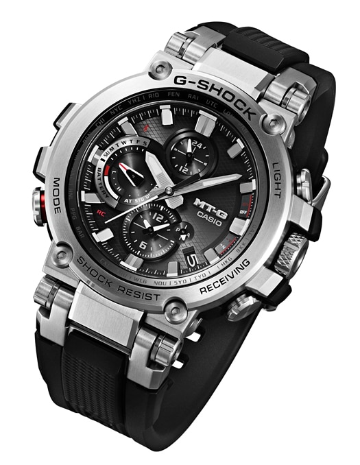 นาฬิกา Casio G-SHOCK Premium model MTG-B1000 series GPS Hybrid WaveCeptor with Bluetooth รุ่น MTG-B1000-1A "Made in Japan" ของแท้ รับประกัน1ปี