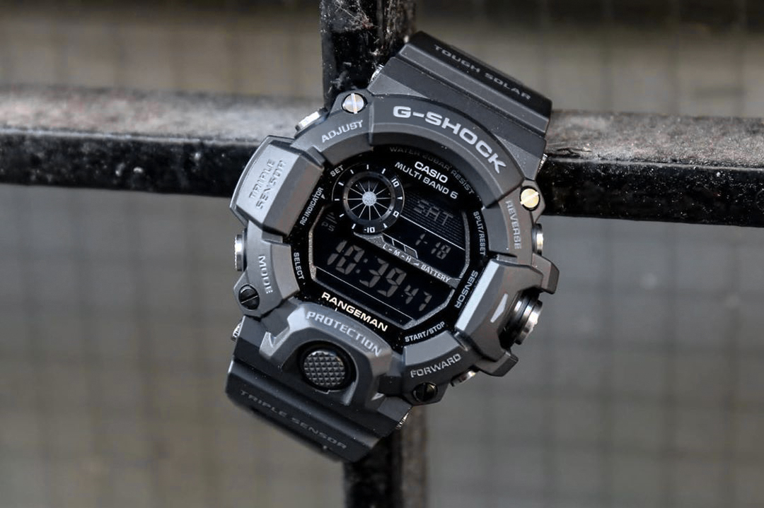 นาฬิกา คาสิโอ Casio G-SHOCK Special color Master of G RANGEMAN รุ่น GW-9400-1B (Black Out) ของแท้ รับประกัน1ปี