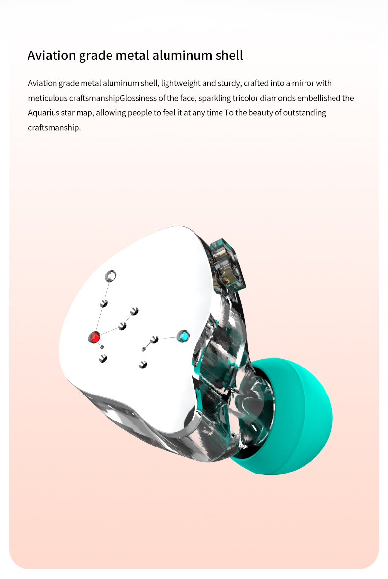 SuperTFZ Aquarius หูฟัง IEMs ไดรเวอร์ ไดนามิก 11.4 มม. บอดี้อลูมิเนียมโลหะเกรดการบิน ประกันศูนย์ไทย