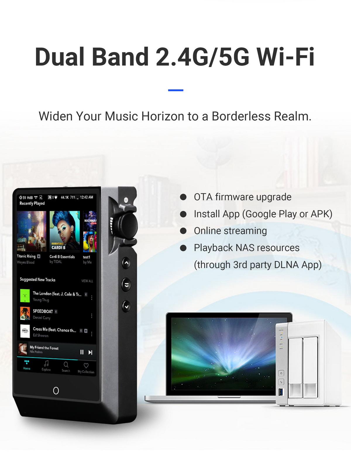 ขาย Cayin N6ii สุดยอด DAP พกพาที่มาพร้อมลูกเล่นถอดอัพเกรด Motherboard ด้านเสียงได้