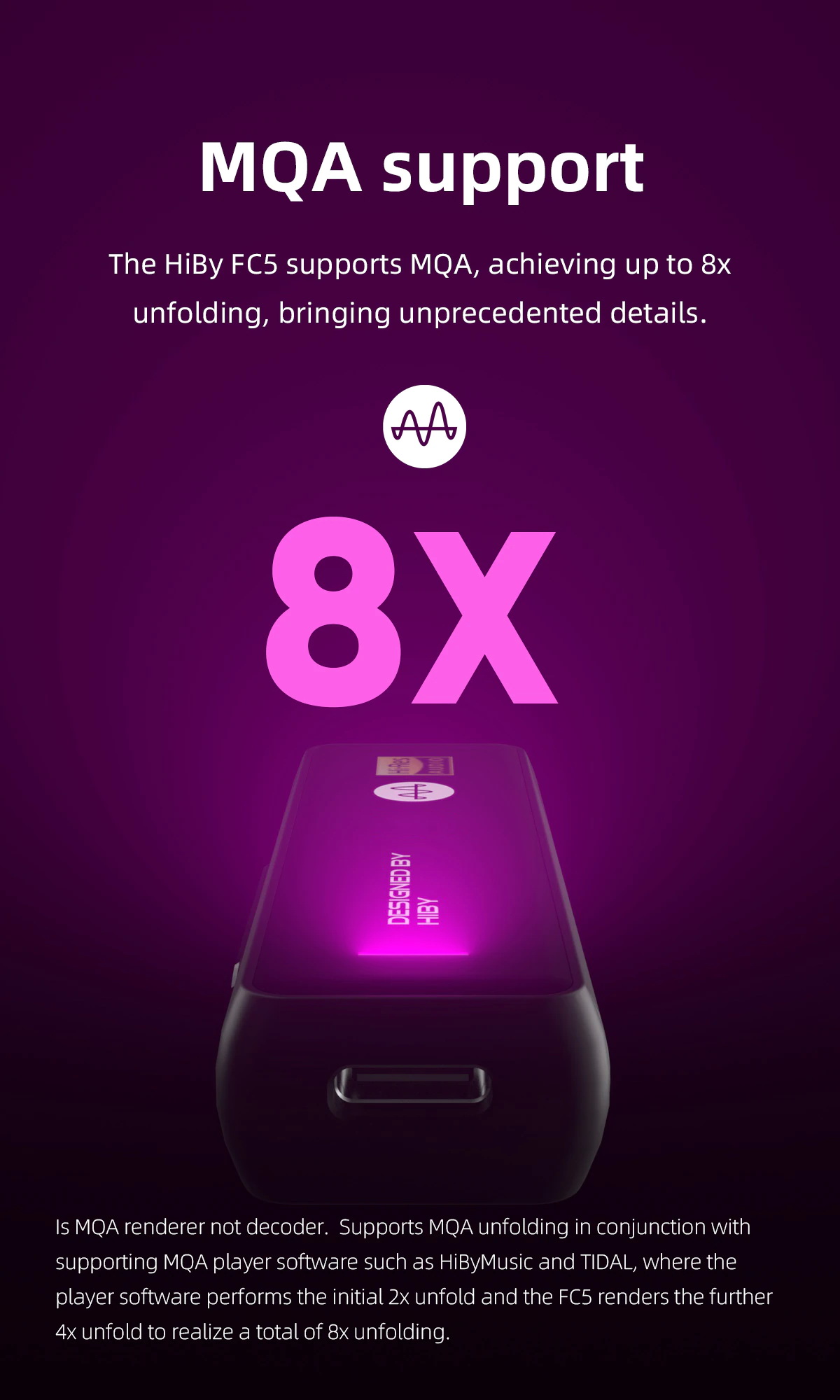 ขาย Hiby FC5 DAC& พกพา รองรับ MQA ประกันศูนย์ไทย