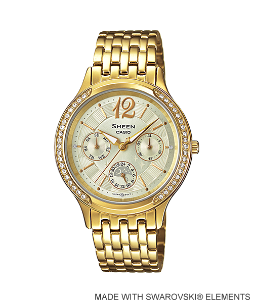 นาฬิกา คาสิโอ Casio SHEEN MULTI-HAND รุ่น SHE-3030BGD-9A