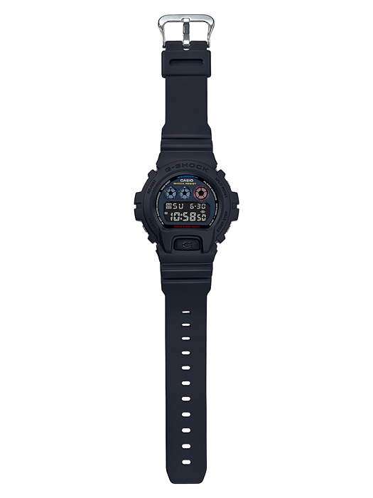 นาฬิกา Casio G-Shock Special color Basic Jet Black Multi-color series รุ่น DW-6900BMC-1 ของแท้ รับประกัน1ปี