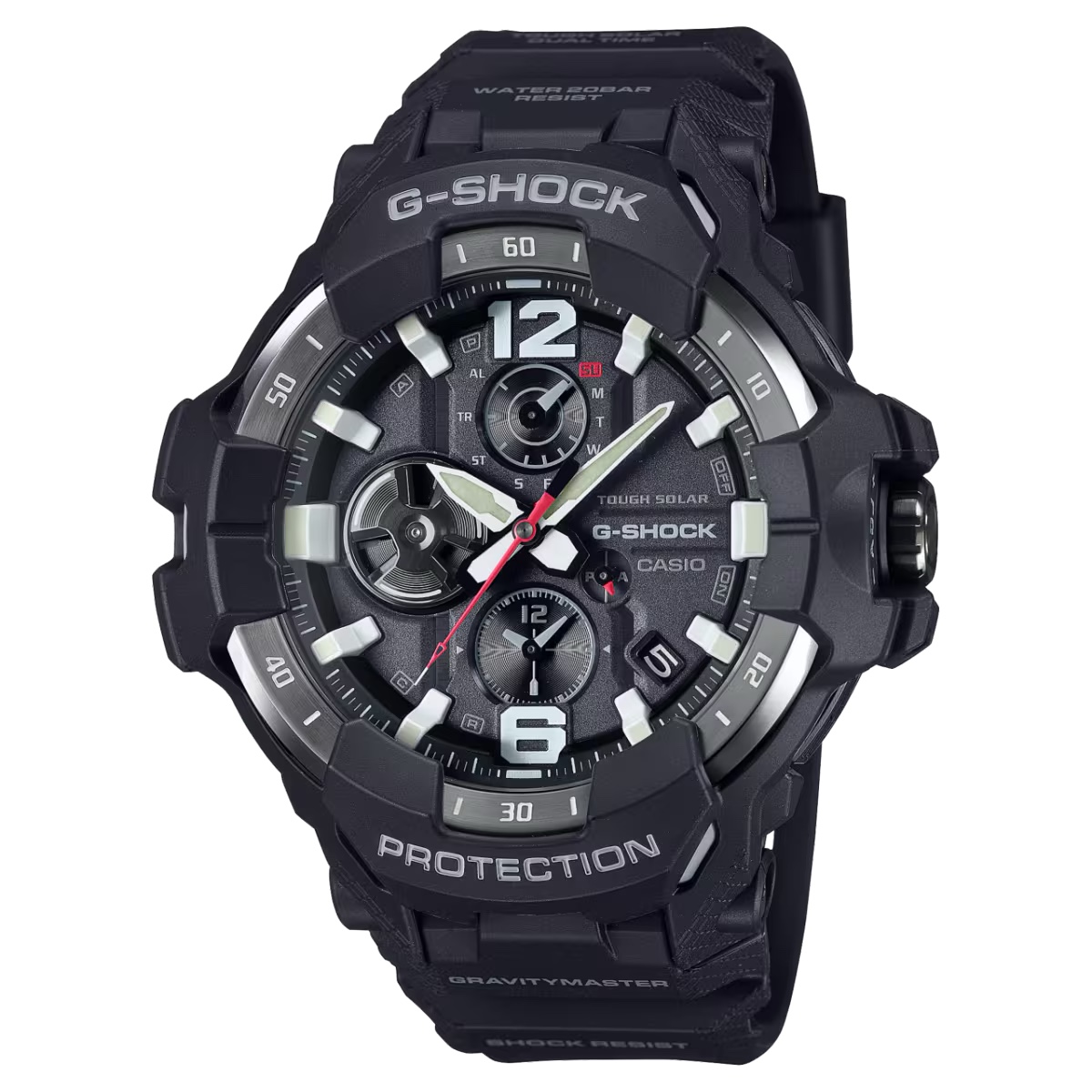 นาฬิกา Casio G-SHOCK นักบิน GRAVITYMASTER BLUETOOTH GR-B300 series รุ่น GR-B300-1A ของแท้ รับประกัน1ปี