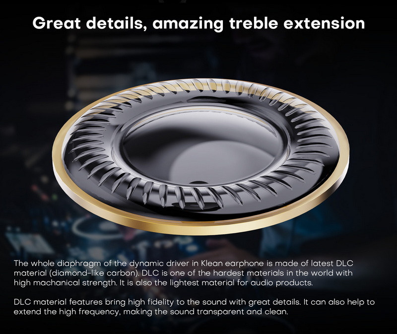 KEFINE Klean หูฟัง IEMs ไดรเวอร์ Dynamic สายชุบเงิน เปลี่ยนท่อนำเสียงได้ ประกันศูนย์ไทย
