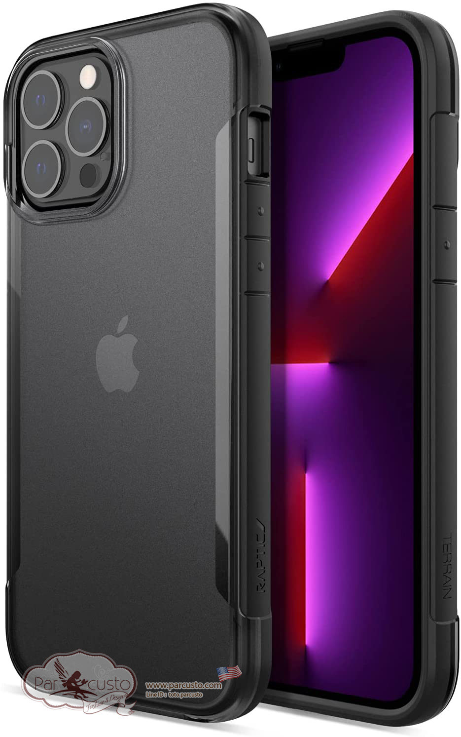 เคสกันกระแทกรักษ์โลกสำหรับ iPhone 13 Pro Max [Terrain] จาก Raptic [Pre-order USA]