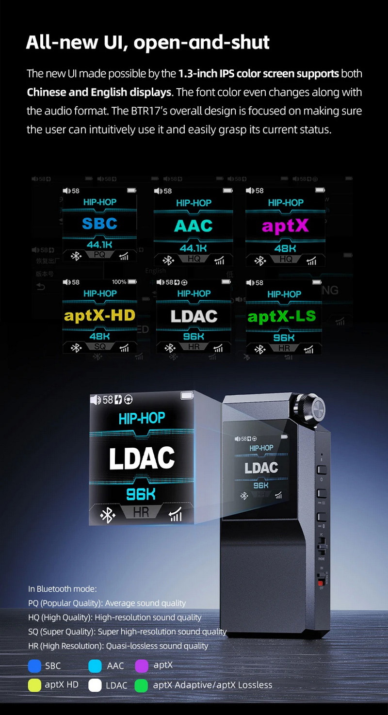 FiiO BTR17 Bluetooth DAC/AMP พกพาชิป ES9069x2+THX AAA 78+ x2 รองรับ MQA Dual Hi-Res ประกันศูนย์ไทย