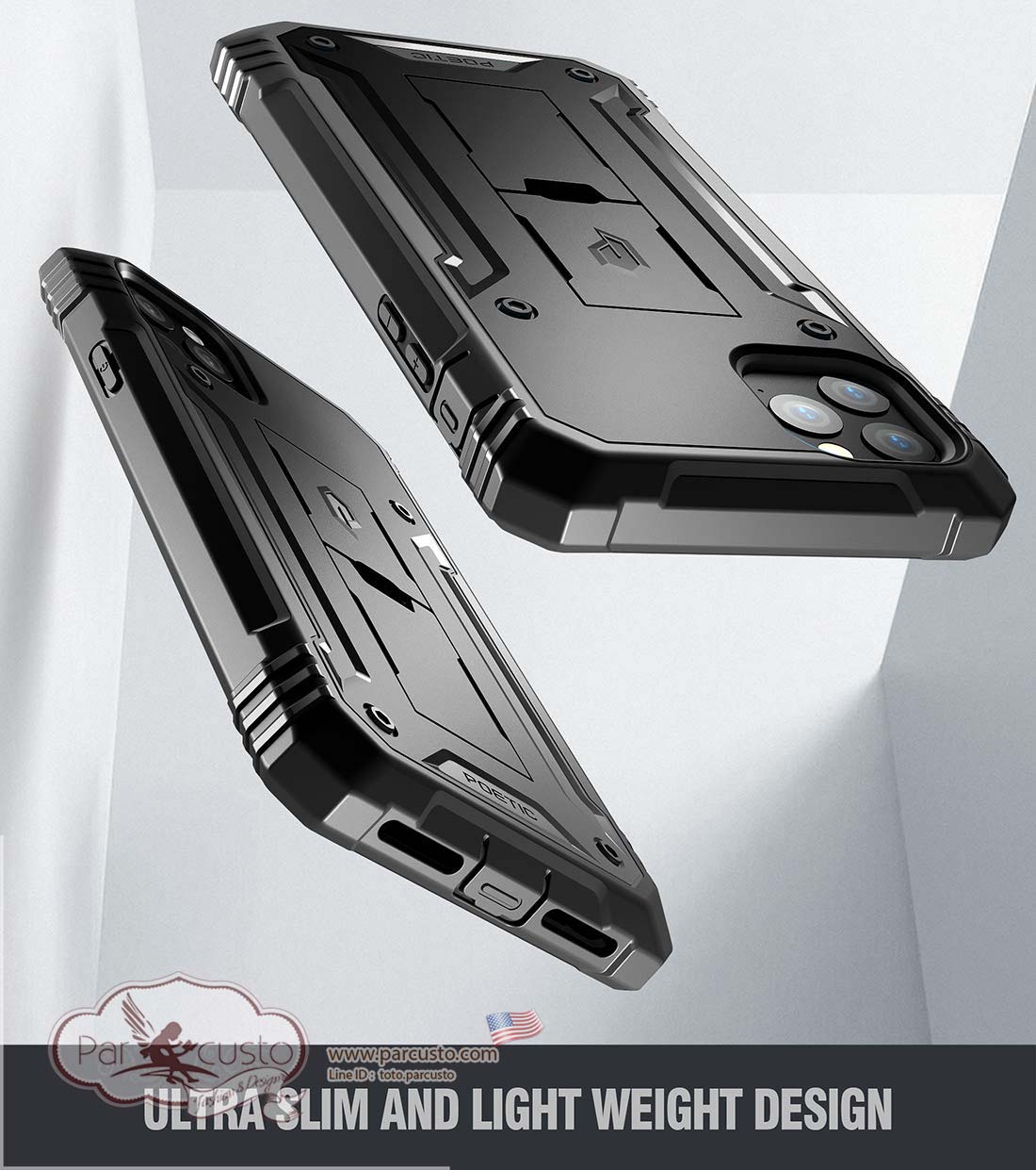 เคสกันกระแทก Apple iPhone 11 Pro Max [Revolution] จาก POETIC [Pre-order USA]