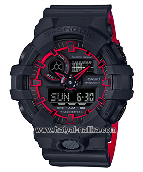 นาฬิกา คาสิโอ Casio G-Shock Special Color GA-700SE Street Fashion Element series รุ่น GA-700SE-1A4 "TRON-Rinzler" ของแท้ รับประกัน 1 ปี