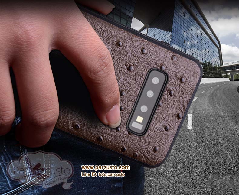 เคสฝาหลังหนังแท้ Samsung Galaxy S10e, S10 และ S10 Plus (กรุณาระบุรุ่น) จาก Wobiloo [Pre-order]