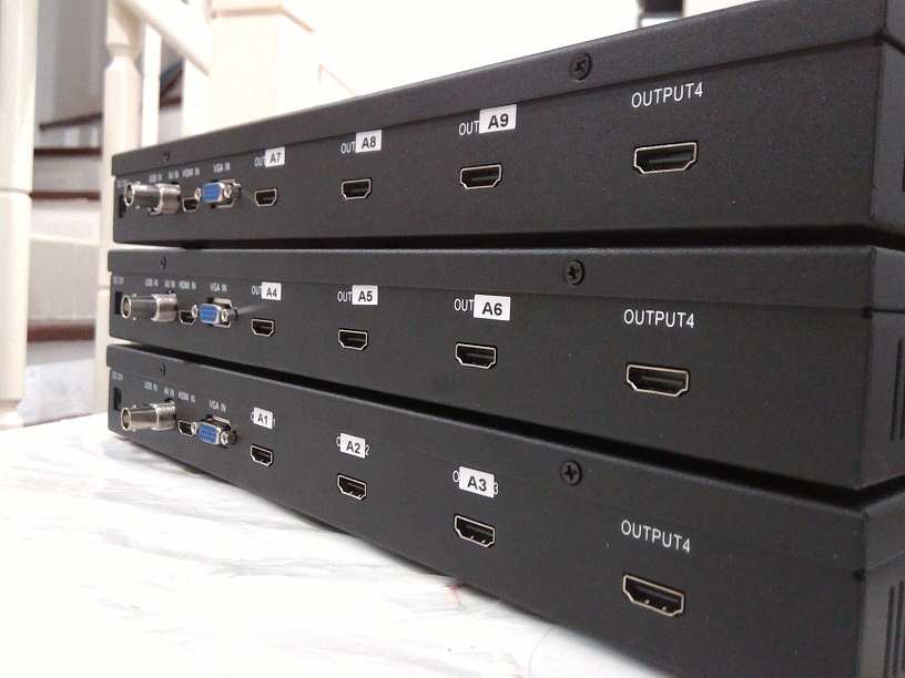 Video Wall Controller 1x2,1x3,1x4,2x1,2x2,3x1,4x1