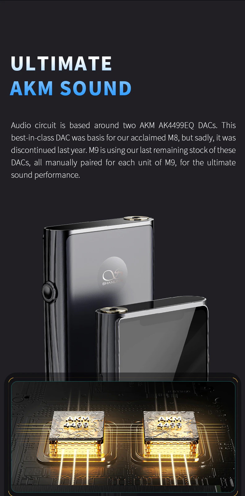 ขาย Shanling M9 DAP พกพา ระดับเรือธง รองรับ MQA ประกันศูนย์ไทย