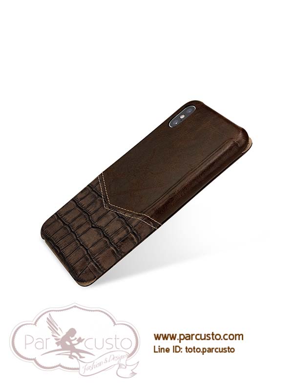 เคสหนังแท้สุดหรู Apple iPhone Xs Max [Cowboy Style] จาก TETDED [Pre-order]