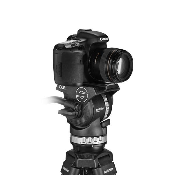Sachtler Ace M Fluid Head with 2-Stage Aluminum Tripod ขาตั้งกล้องเกรดพรีเมี่ยม