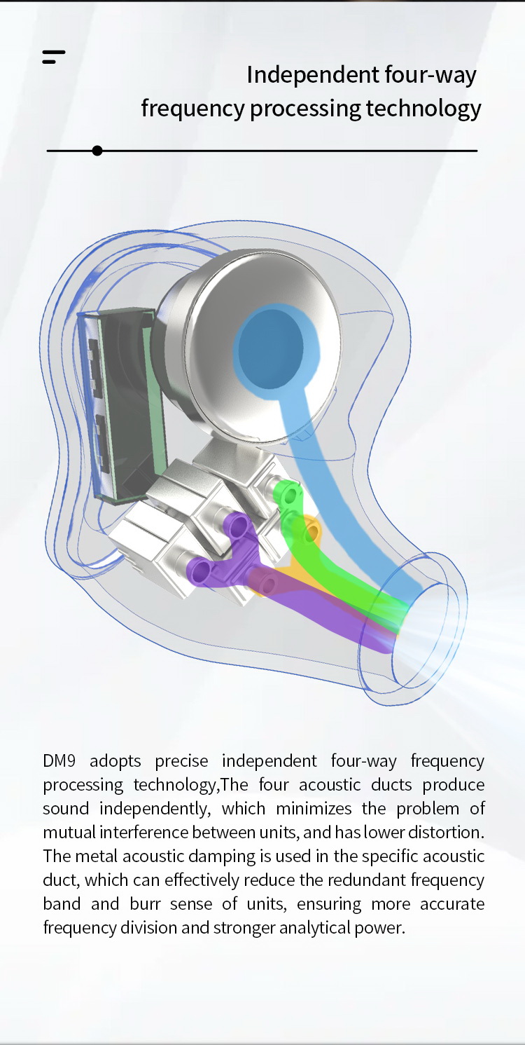 ขาย หูฟัง CIEM BGVP DM9 หูฟังหล่อหู 9 ไดรเวอร์ 4EST+4BA+1DD ประกันศูนย์ไทย