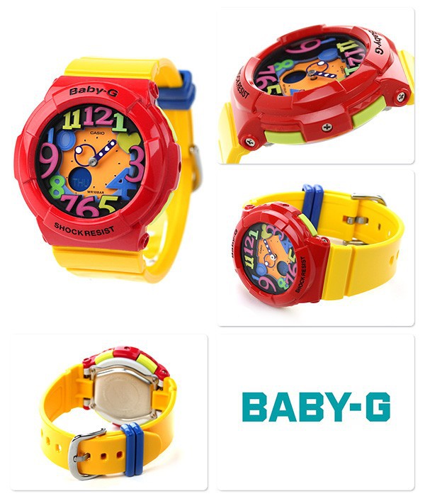 นาฬิกา คาสิโอ Casio Baby-G Neon Illuminator สี POP COLOR รุ่น BGA-131-4B5