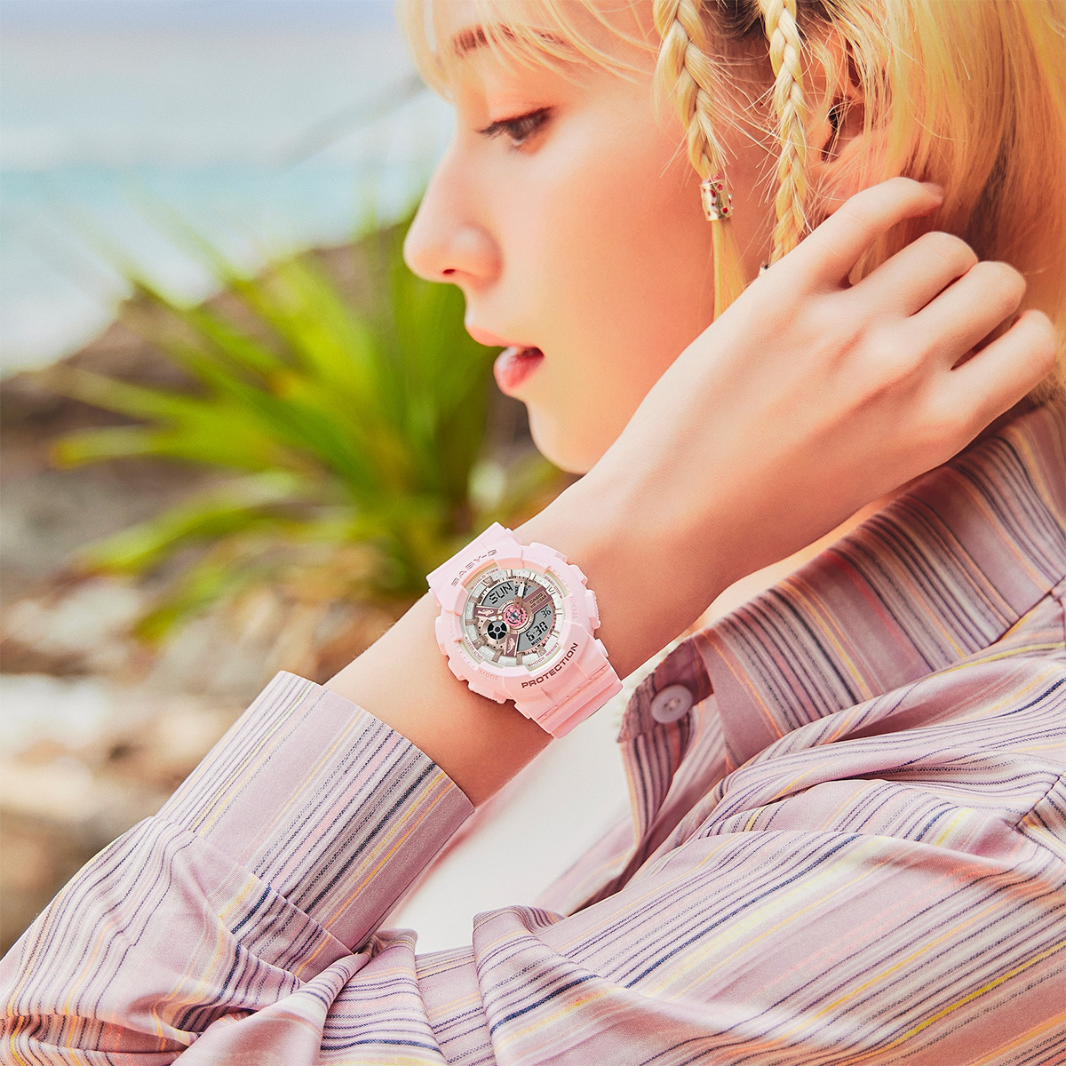 นาฬิกา Casio BABY-G x AQUA PLANET COLLABORATION Limited รุ่น BA-110AQ-4A ของแท้ รับประกัน1ปี