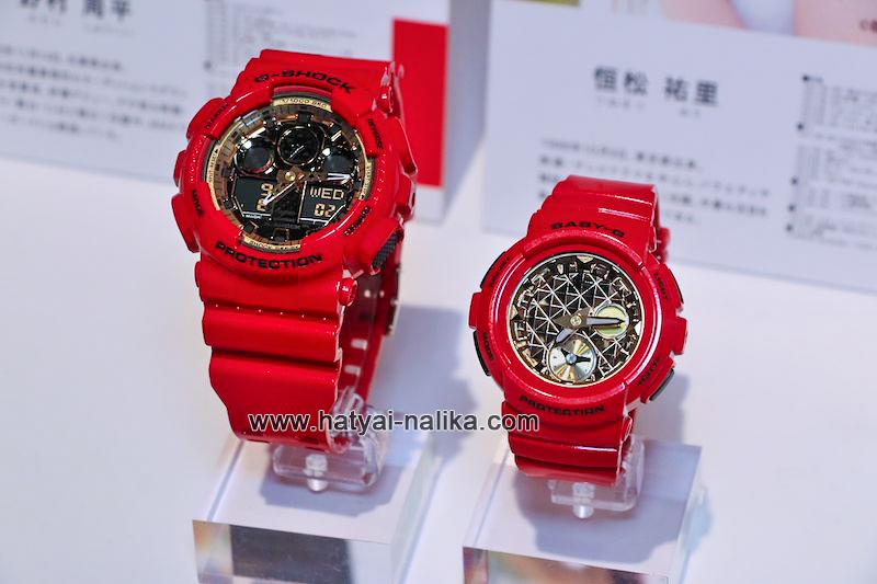 นาฬิกา Casio G-SHOCK x BABY-G เซ็ตคู่รัก Limited Valentine Love 2018 รุ่น GA-100VLA-4A x BGA-195VLA-4A Pair set ของแท้ รับประกัน 1 ปี