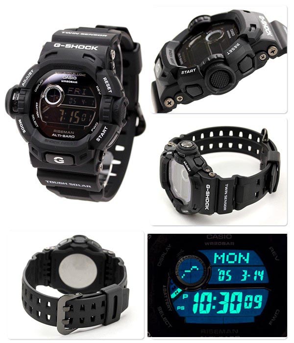 นาฬิกา คาสิโอ Casio G-Shock BW Series Master of G Rise Man Limited Edition รุ่น G-9200BW-1