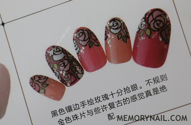 ลายเล็บ,ลายเพ้นท์เล็บ