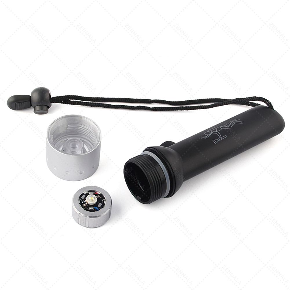 ไฟฉาย กันน้ำ ดำน้ำลึก 100 เมตร