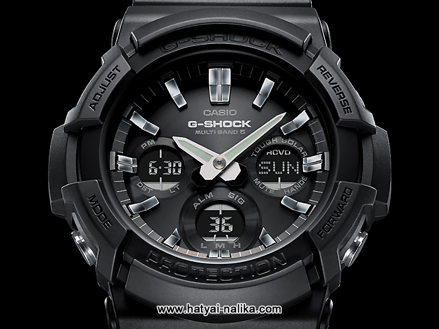 นาฬิกา Casio G-Shock Standard ANALOG-DIGITAL Tough Solar GAS-100 series รุ่น GAS-100B-1A (สีดำล้วน) ของแท้ รับประกัน1ปี