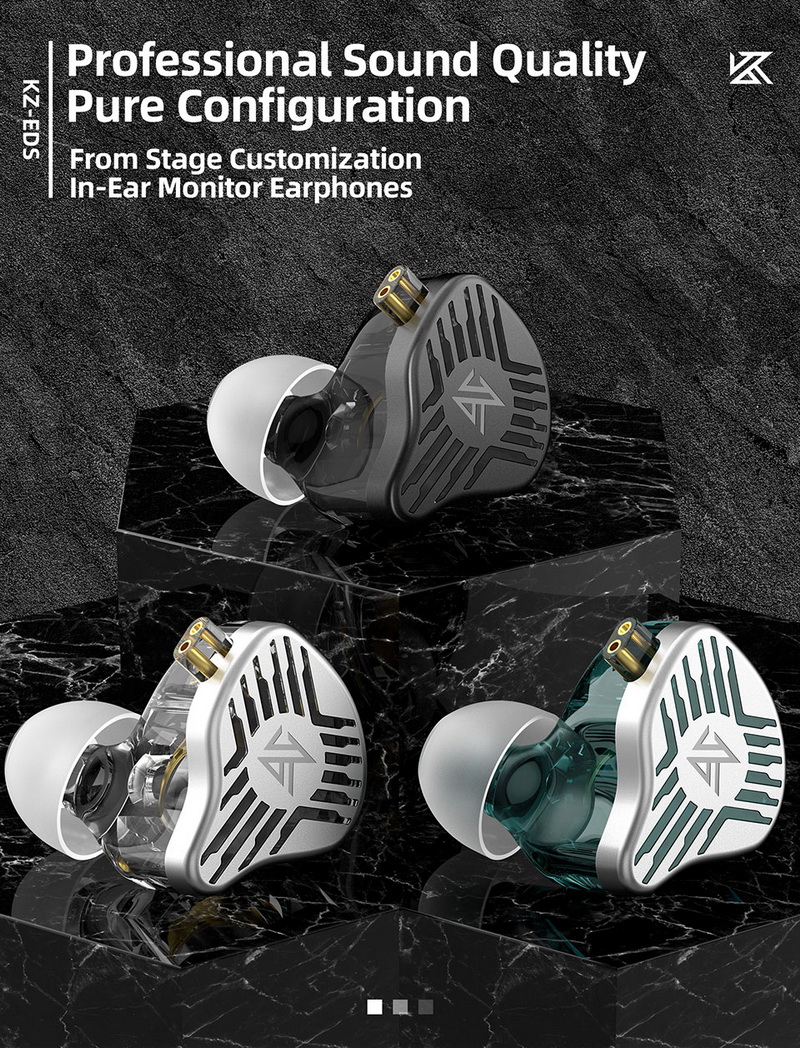 ขาย KZ EDS หูฟัง IEMs ไดรเวอร์ Dynamic ระดับมืออาชีพ ประกันศูนย์ไทย