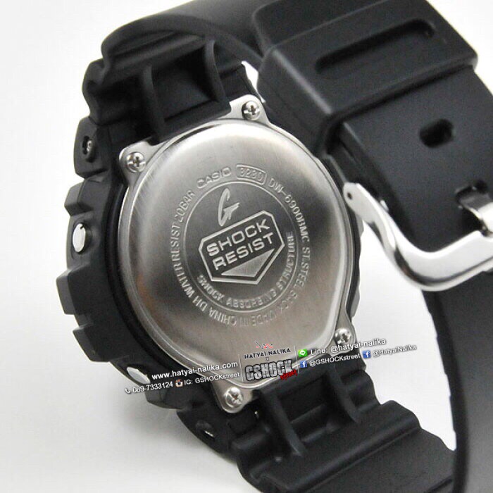 นาฬิกา Casio G-Shock Special color Basic Jet Black Multi-color series รุ่น DW-6900BMC-1 ของแท้ รับประกัน1ปี