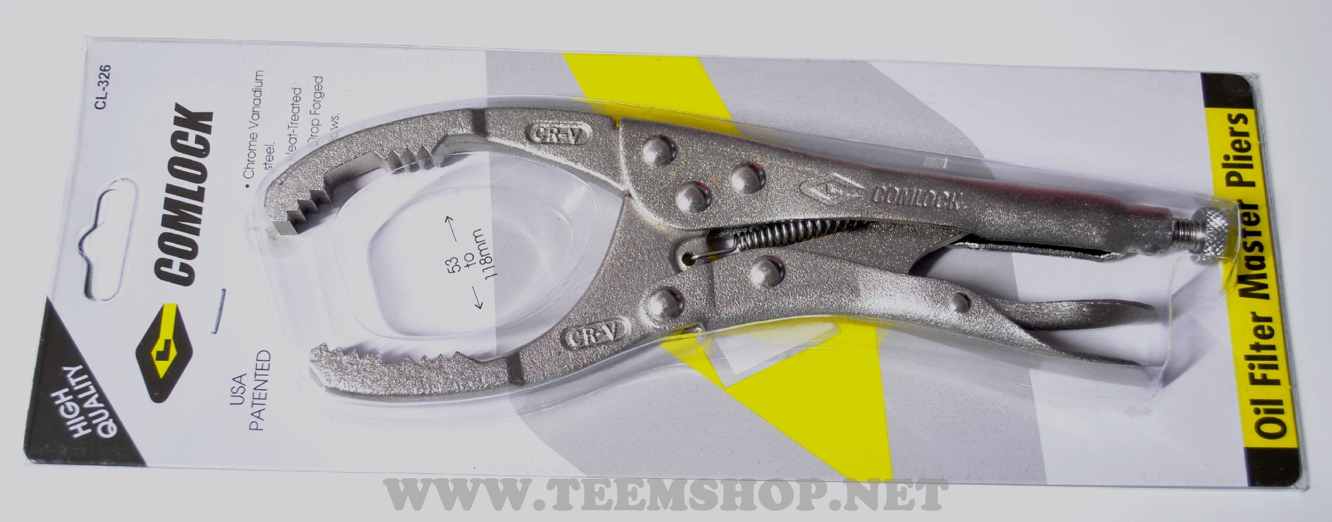 COMLOCK คีมล็อก ถอดไส้หม้อกรอง 53-118 mm. NO.CL-326