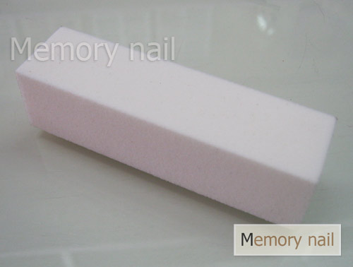 ตะไบบล็อคละเอียด สีขาว ตะไบเล็บ ตะไบกล่องสีเหลี่ยม