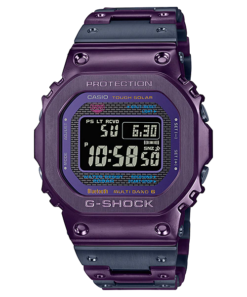 นาฬิกา Casio G-SHOCK Limited GMW-B5000 Purple Blue IP series รุ่น GMW-B5000PB-6 “Made in Japan” ของแท้ รับประกัน1ปี
