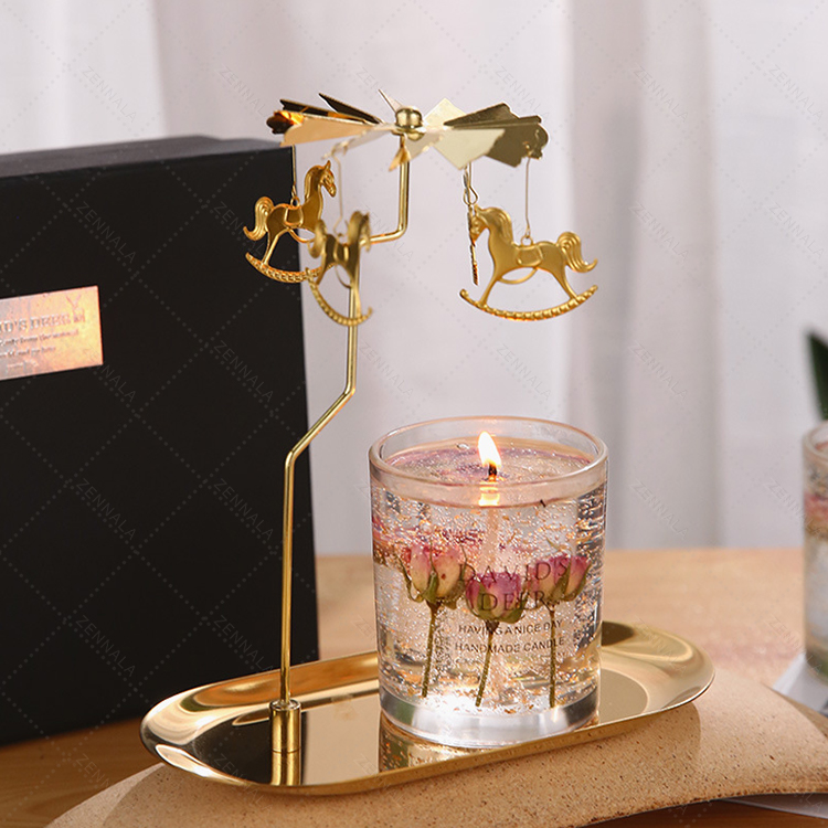 ที่วางเทียนหอม โมบายเชิงเทียน แบบหมุนได้